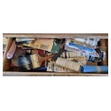 Painting Supplies: Brushes, Drop Cloths, String