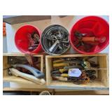 Lot of Assorted Garden and Craft Tools