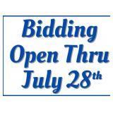Bid Now Thru July 28