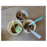 Assorting Painting Tools, Brushes, & etc