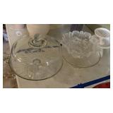 Assorted Glass Cake Stands
