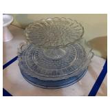 Glass Cake Stand & Serving Platters