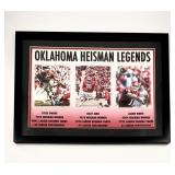 Oklahoma Heisman Legends Framed Print