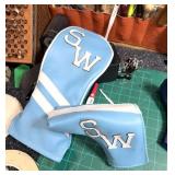 Custom SWOSU Leather Golf Headcover Set