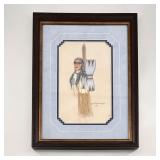 Original Gouache Painting by Doc Tate Nevaquaya