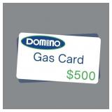 $500 Domino Food & Fuel Gift Card Package