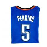 Kendrick Perkins Signed OKC Thunder Jersey