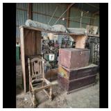 Wood Chair & Storage Chests