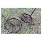 2 - Vintage Implement & Wheel