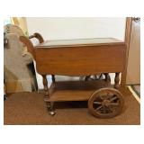 Ricardo Lynn & Co. Tea Cart with Marble Top
