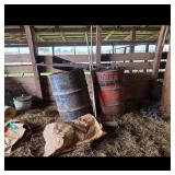 Metal Barrels & Yard Tools
