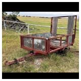 Red Utility Trailer