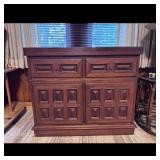 Ricardo Lynn & Co. Wooden Cabinet with Marble Top
