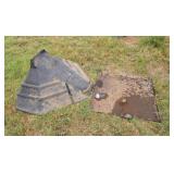 Metal Trailer Hitch Plate