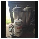 Johnston Hot Chocolate Dispenser & Aluminum Urns