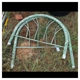 Green Metal Arch Headboards