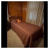Twin Size Bed with Headboard