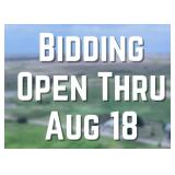 Auction Open Thru Aug. 18th