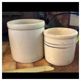 2 - Stoneware Crock