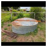 8-ft. Galvanized Metal Stock Tank