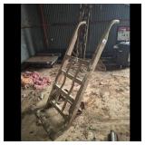 Vintage Industrial Wood Hand Truck