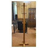 68' Wooden Coat Rack