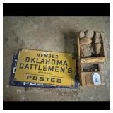 Vintage Signs & Strutco Metal Toy Truck