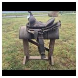 Horse Saddle with Stand