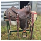 Denver Dry Goods Co. Western Saddle with Stand