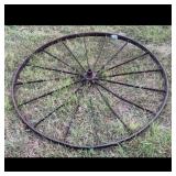 55' Antique Wagon Wheel