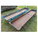 2 -  Metal Feed Troughs