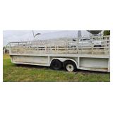 24 Ft Gooseneck Livestock Trailer