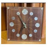 'Last United States Silver Coinage' Desk Clock