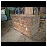 Antique Wooden Trunk
