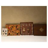 Vintage Scrapbook Albums & Knot Sample Board