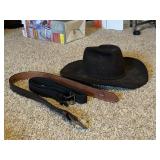 Seratelli Felt Cowboy Hat & Hooey Belt