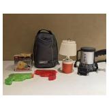 Coleman Lantern, Air Pump & Flashlight