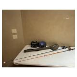 Zebco & Lews Fishing Rod & Reel & Tackle Boxes