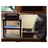 Plastic Shelf, Bins, Locks & Massager Pad