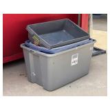 Storage Totes without Lids