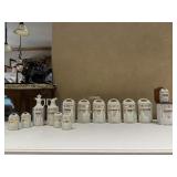 Vintage German Lusterware Kitchen Canisters
