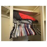 Clothing Hangers & Sleeping Bag