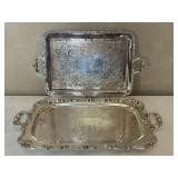 Vintage Silver Plate Trays