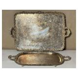 Vintage Silver Plate Trays