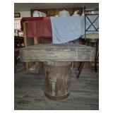 Metal Milk Can Table Base & Top