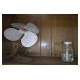 Electric Fan Lot with Decorative Iron