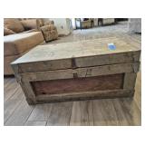 Wooden Storage Trunk