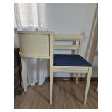 Telephone Stand Chair with Storage - Cream