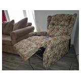 Floral Recliner Lift Chair with Footrest