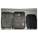 3 Rolling Suitcases